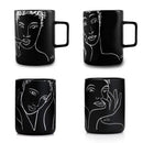 Sketchbook Black MUG SET OF 4