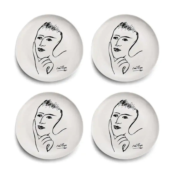 Distant Memory DINNER PLATE SET OF 4