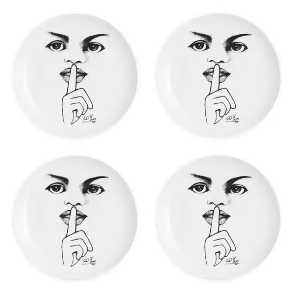 It's A Secret! SIDE PLATE SET OF 4