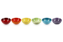 Stoneware Rainbow Set of 6 Cereal Bowls