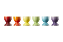 Stoneware Rainbow Set of 6 Egg Cups