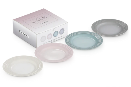 Stoneware Calm Set of 4 Tea Plates