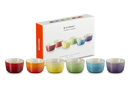 Stoneware Rainbow Set of 6 Mini Ramekins