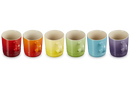 Stoneware Rainbow Set of 6 London 350ml Mugs