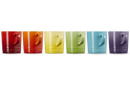 Stoneware Rainbow Set of 6 Seattle 400ml Mugs