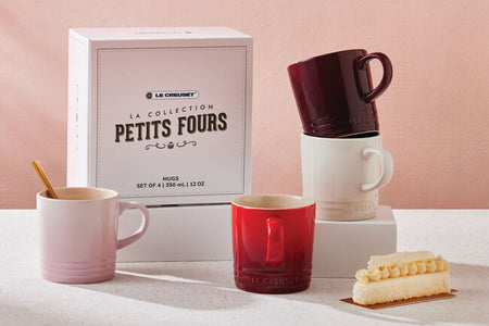 Stoneware Petits Fours Set of 4 Ramekins