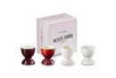 Stoneware Petits Fours Set of 4 Egg Cups
