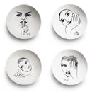 Sketchbook Mix CEREAL / SOUP BOWL SET OF 4